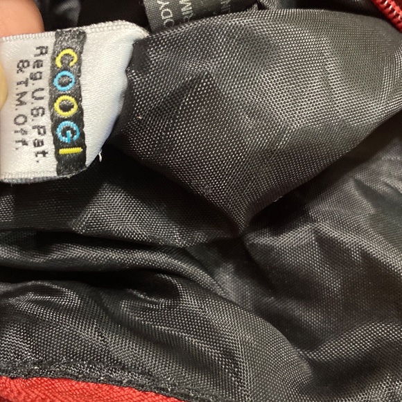 Vintage COOGI rare knitted red gold multicolor purse bag & wallet Hobo Shoulder - Picture 17 of 17